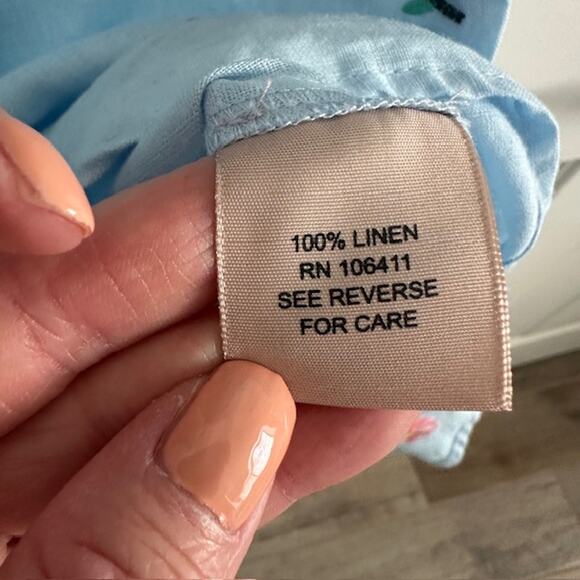 100% Linen Philosophy Republic Clothing Embroidered Dress Size: Small - Picture 11 of 11